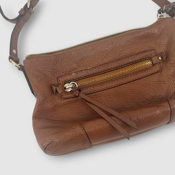 Y2k Vintage MICHAEL Michael Kors Brown Pebbled Leather Shoulder Bag - Picture 7 of 7